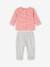 Pyjama de Noël en velours bébé gris chiné - vertbaudet enfant 