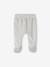 Pyjama de Noël en velours bébé gris chiné - vertbaudet enfant 