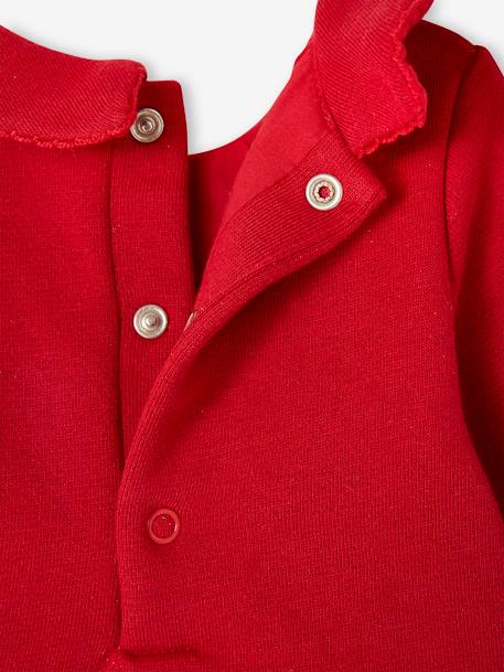 Christmas Combo: Dress, Headband & Tights for Babies red - vertbaudet enfant 