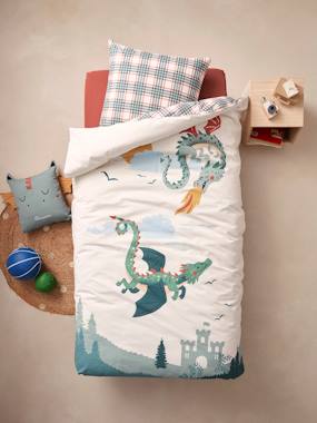 Duvet Cover + Pillowcase Set, Dragons  - vertbaudet enfant