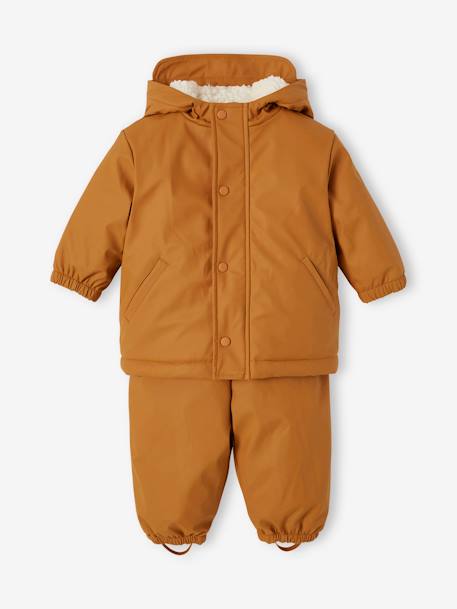 Manteau et pantalon de pluie bébé caramel - vertbaudet enfant 