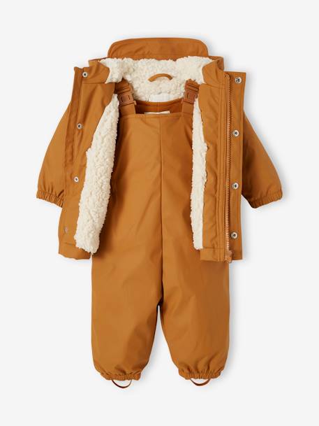 Waterproof Coat & Trousers for Babies caramel - vertbaudet enfant 