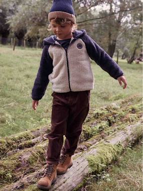 -Corduroy Trousers, Easy to Slip On, for Boys