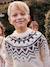 Jacquard Knit Jumper, Round Neckline, for Boys beige - vertbaudet enfant 