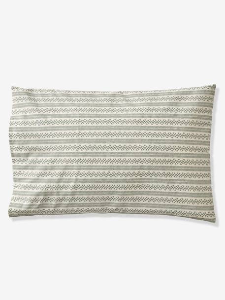 Children's Duvet Cover + Pillowcase Set, Nomad printed green - vertbaudet enfant 