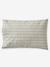 Parure housse de couette enfant et taie d'oreiller avec coton recyclé NOMAD vert imprimé - vertbaudet enfant 