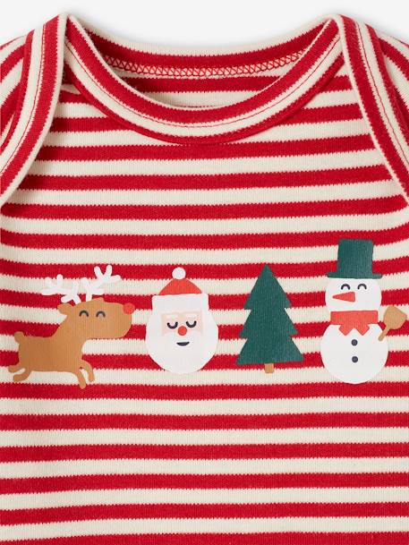 Pack of 2 Christmas Special Bodysuits for Babies red - vertbaudet enfant 