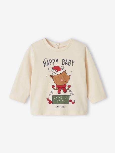 Pyjama bébé spécial Noël capsule famille écru - vertbaudet enfant 