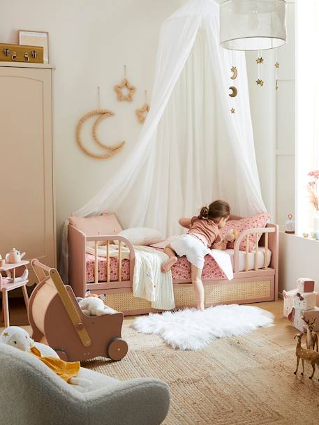 Wall Decorations, Woollen-Effect Moon & Stars beige - vertbaudet enfant 