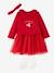 Christmas Combo: Dress, Headband & Tights for Babies red - vertbaudet enfant 