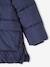 Padded Coat with Hood & Sherpa Lining for Boys navy blue - vertbaudet enfant 