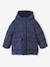 Padded Coat with Hood & Sherpa Lining for Boys navy blue - vertbaudet enfant 