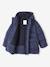 Padded Coat with Hood & Sherpa Lining for Boys navy blue - vertbaudet enfant 