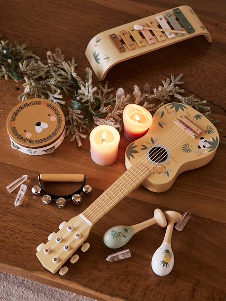 Wooden Guitar - FSC®100% Certified beige - vertbaudet enfant 