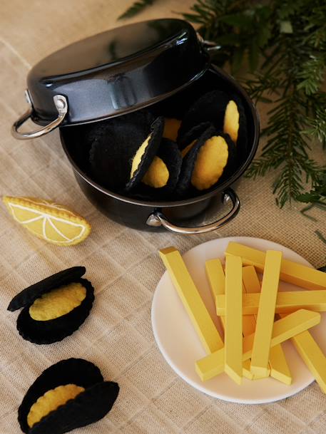 Mussels & Chips in FSC® Wood black - vertbaudet enfant 