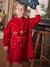 Christmas Poncho-Type Dressing Gown in Velour & Polar Fleece, for Girls red - vertbaudet enfant 