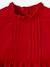 Christmas Special Ensemble: Dress, Faux Fur Waistcoat, Tights and Matching Headband for Girls red - vertbaudet enfant 