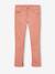 Indestructible Slim Leg Trousers, Heart Pockets on the Back, for Girls blush - vertbaudet enfant 