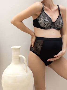 Vêtements de grossesse-Lingerie-Culotte, shorty-Culotte taille haute de maternité Dahlia