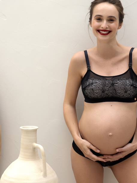 Maternity & Nursing Special Bra, Dahlia by CACHE COEUR black - vertbaudet enfant 