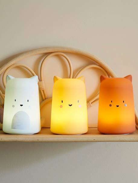 Tiger Night Light ORANGE MEDIUM SOLID WITH DESIG - vertbaudet enfant 