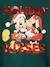 Sweat fille Disney Mickey & Minnie® Noël vert sapin - vertbaudet enfant 