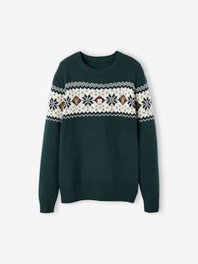 Maternity-Christmas Jacquard Jumper for Adults, Family Capsule Collection