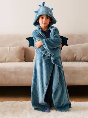 Boys-Animal Blanket with Sleeves & Hood