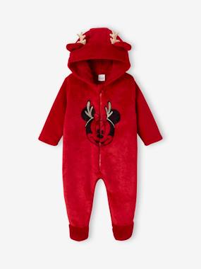 Baby-Pyjamas & Sleepsuits-Christmas Special Disney® Minnie Mouse Onesie for Baby Girls
