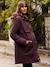Maternity & Babywearing Coat, Maxime by ENVIE DE FRAISE aubergine - vertbaudet enfant 