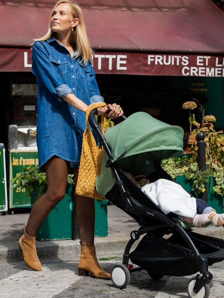 Eco-Friendly Denim Dress for Maternity, Eva by ENVIE DE FRAISE denim blue - vertbaudet enfant 