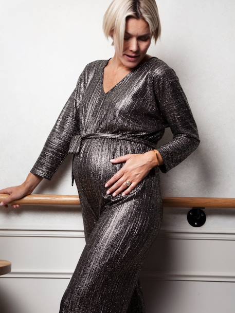 Maternity Jumpsuit, Goldie LS by ENVIE DE FRAISE ecru - vertbaudet enfant 