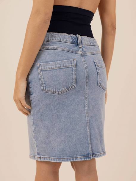 Denim Skirt for Maternity, June by ENVIE DE FRAISE stone - vertbaudet enfant 