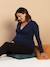Pack of 2 Eco-Responsible Maternity Tops, Fiona LS ENVIE DE FRAISE navy blue - vertbaudet enfant 