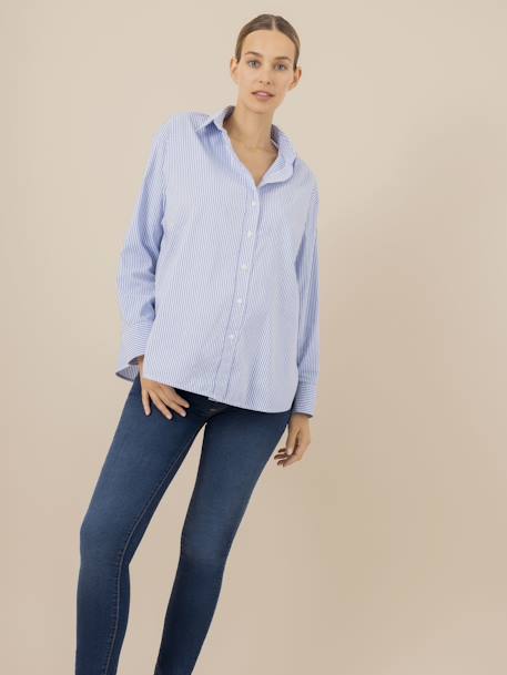 Jean de grossesse slim sans bandeau classic bleu jean - vertbaudet enfant 