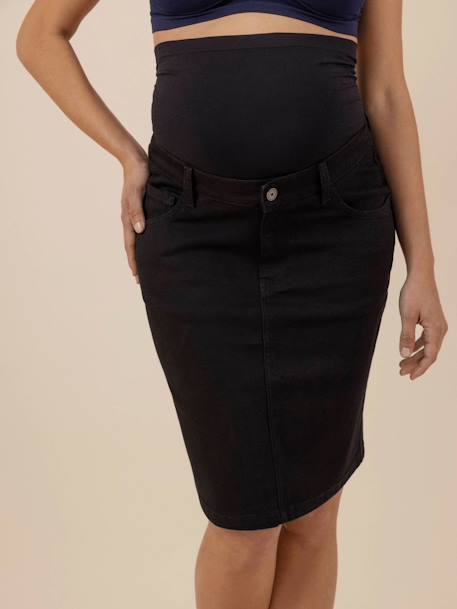 Maternity Denim Skirt, June by ENVIE DE FRAISE black - vertbaudet enfant 