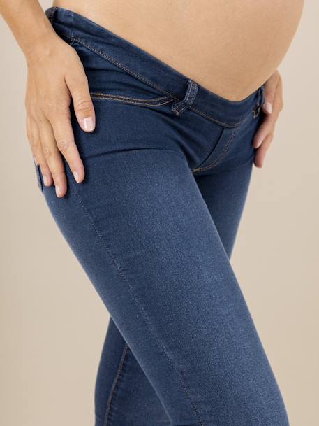 Slim Leg Jeans for Maternity, Bandless, Classic by ENVIE DE FRAISE denim blue - vertbaudet enfant 