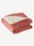 Throw in Cotton Gauze/Velour, Barn BEIGE LIGHT ALL OVER PRINTED - vertbaudet enfant 