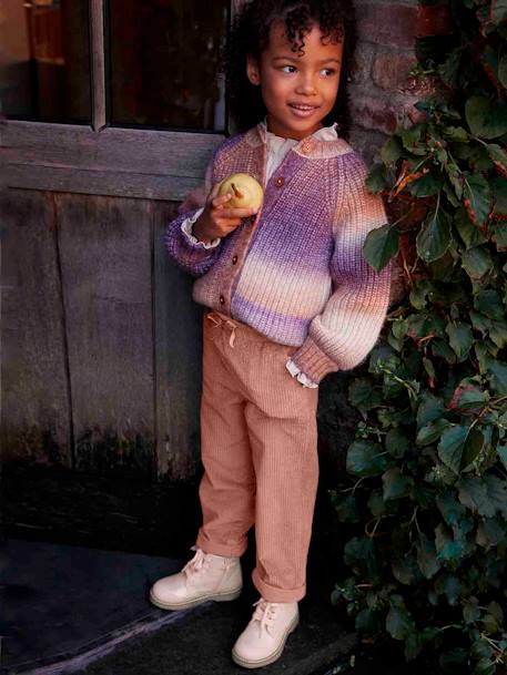 Boots lacées et zippées fille collection maternelle rose - vertbaudet enfant 