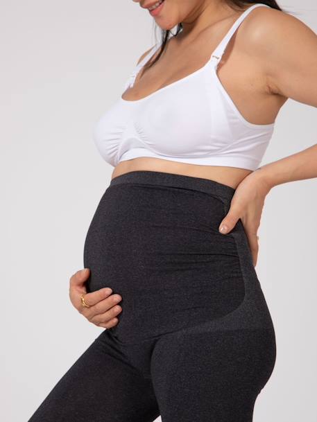 Women Maternity Compression Leggings Over The Belly Full Length