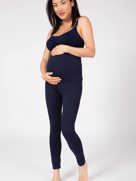 High Waist Leggings for Maternity, Eco-Friendly black+navy blue - vertbaudet enfant 