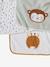 Set of 3 Animals Bibs, Easy to Put On ecru - vertbaudet enfant 