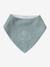 Lot de 3 bavoirs bandanas en éponge bleu grisé+lot rose - vertbaudet enfant 