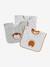 Set of 3 Animals Bibs, Easy to Put On ecru - vertbaudet enfant 