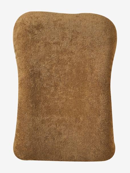 Set of 2 Changing Mattress Covers, Animals, in Towelling blush+grey blue+hazel+multicoloured+pecan nut - vertbaudet enfant 