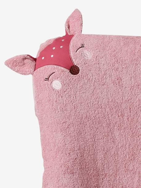 Set of 2 Changing Mattress Covers, Animals, in Towelling blush+grey blue+hazel+multicoloured+pecan nut - vertbaudet enfant 
