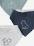 Lot de 3 bavoirs bandanas en éponge bleu grisé+lot rose - vertbaudet enfant 