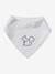 Lot de 3 bavoirs bandanas en éponge bleu grisé+lot rose - vertbaudet enfant 