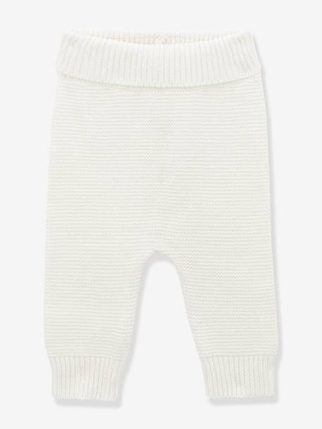 Leggings in Organic Cotton & Wool for Babies, by CYRILLUS white - vertbaudet enfant 