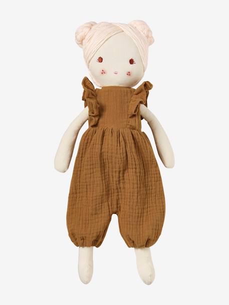 Soft Baby Doll in Cotton yellow - vertbaudet enfant 
